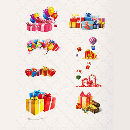 Christmas Elements png (8 files)