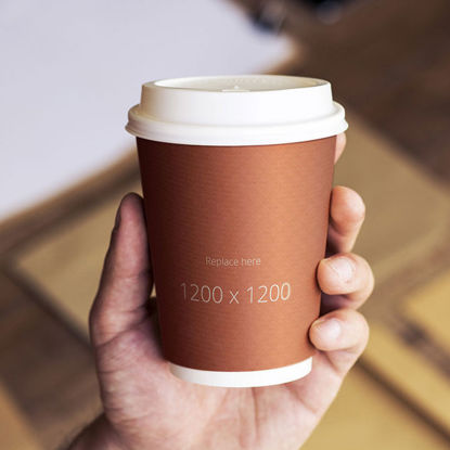 Drink coffee cup mock up