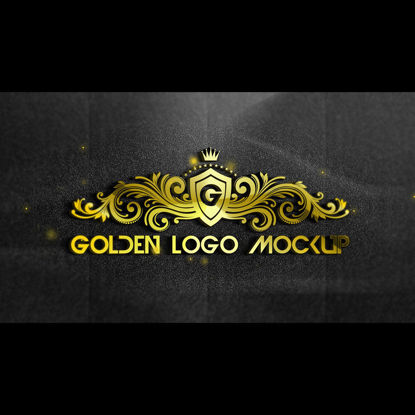 Golden LOGO Mockup