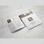 square brochure catalogue mockup PSD