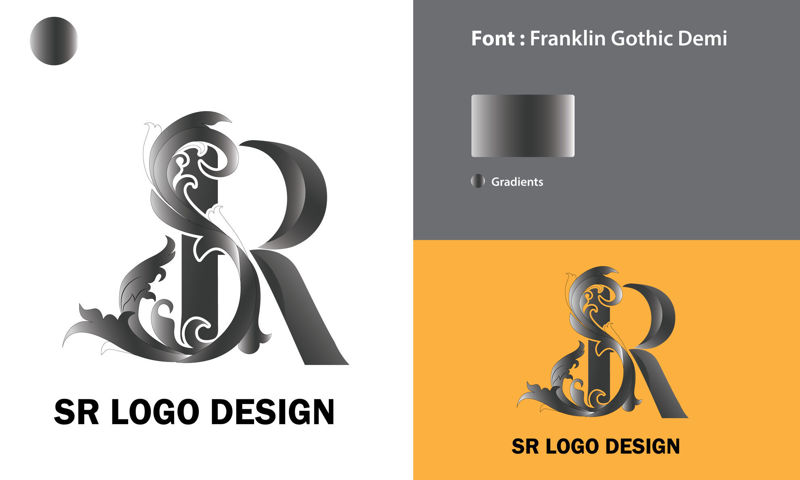 Initial Letter SR Logo Design Vector Template. SR Letter Logo Design Stock  Vector | Adobe Stock