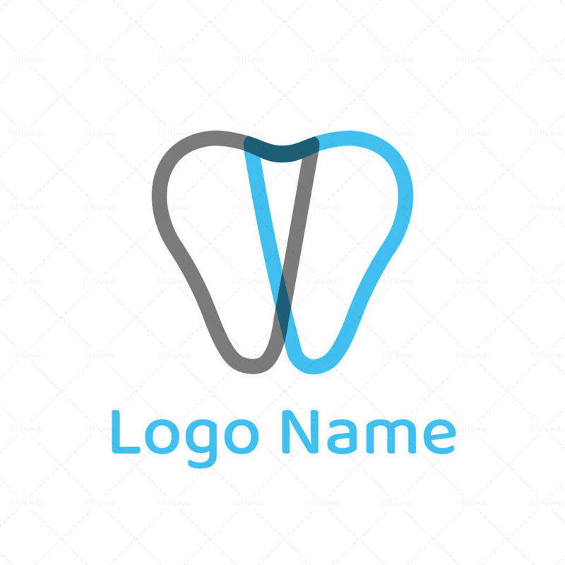 Dentist tooth logo