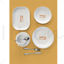 Logo mockup of dining knife, fork and plate