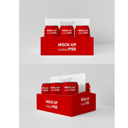 Coke can packaging mockup
