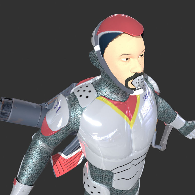 太空战士02：光束骑士 3D模型