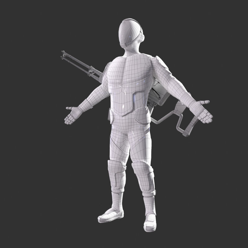 SPACE TROOPER 02: THE BEAM KNIGHT 3D Model