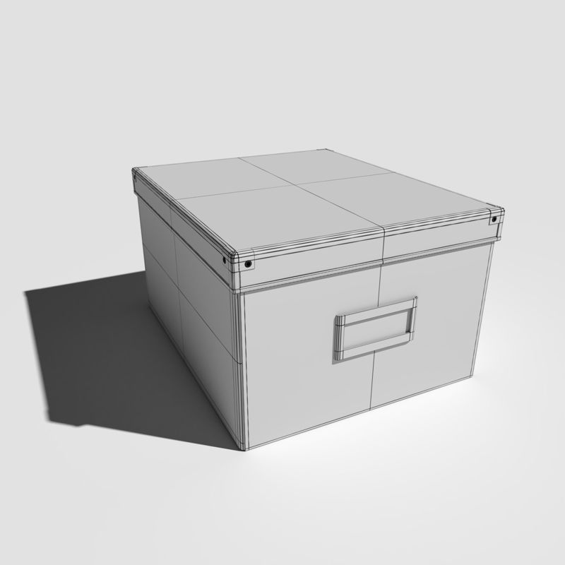 Office Box Medium 3d model