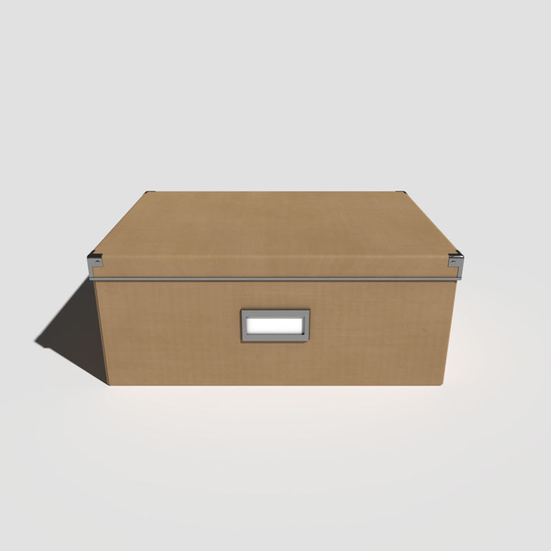 Office Box Large 3d Model