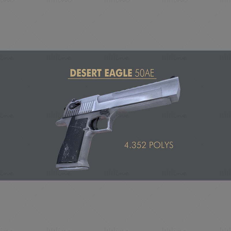 Desert Eagle modelo 3D