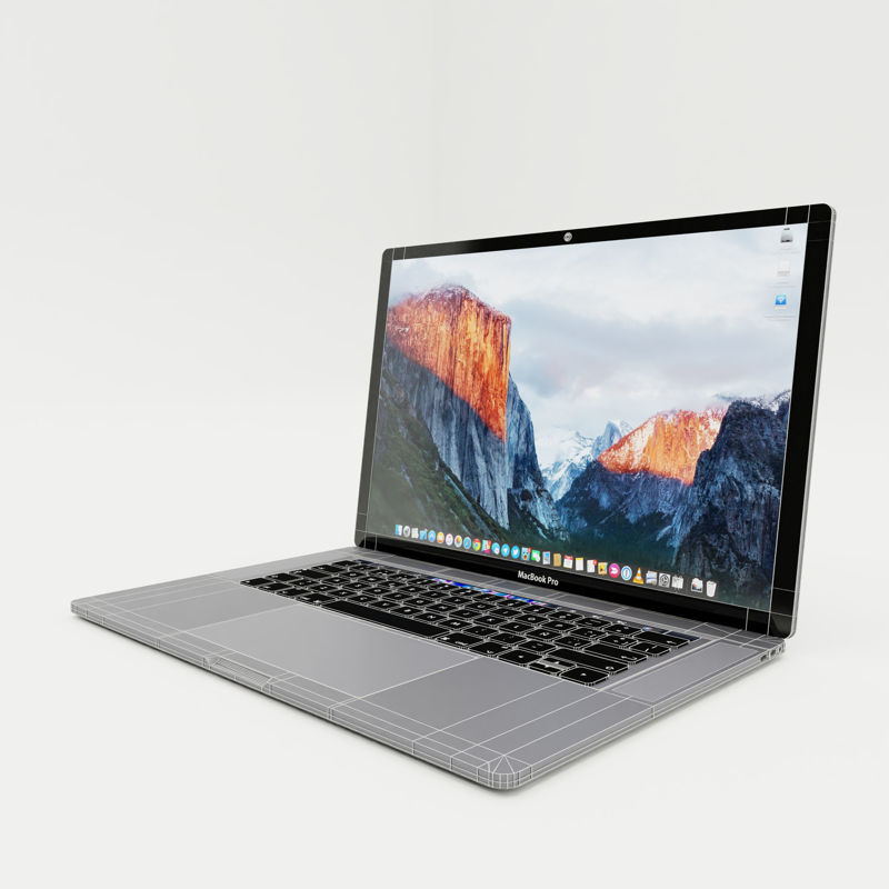 Apple Laptop 3D model