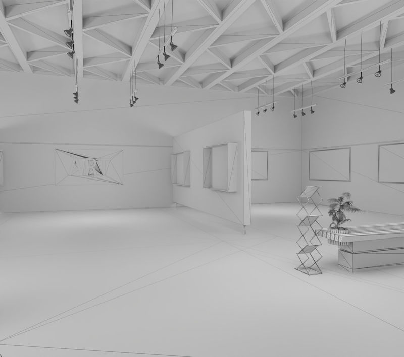 Art gallery 3D model