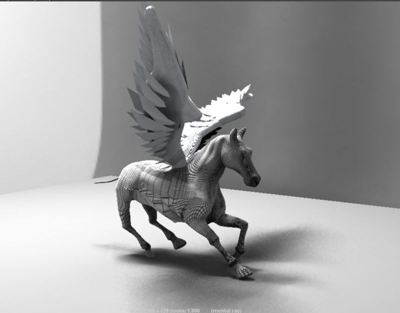 Pegasus 3d model