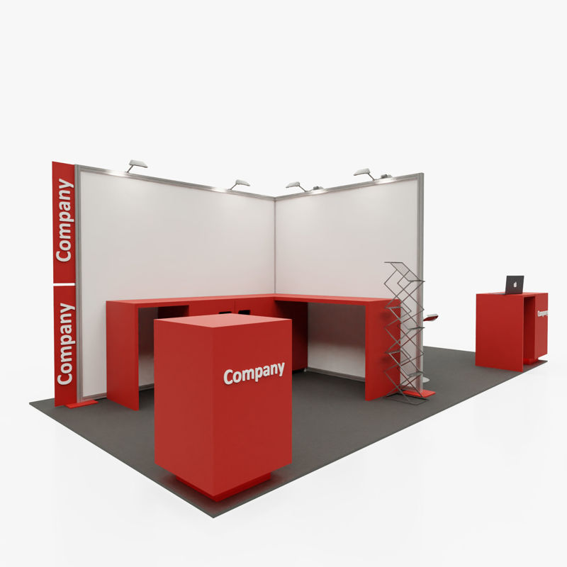 Exhibition stand 3 3D model