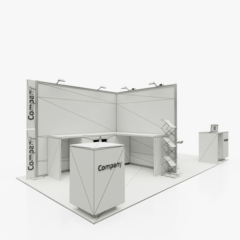Exhibition stand 3 3D model