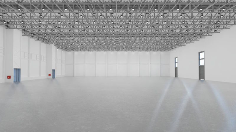 Exhibition Hall - Hangar 3d model