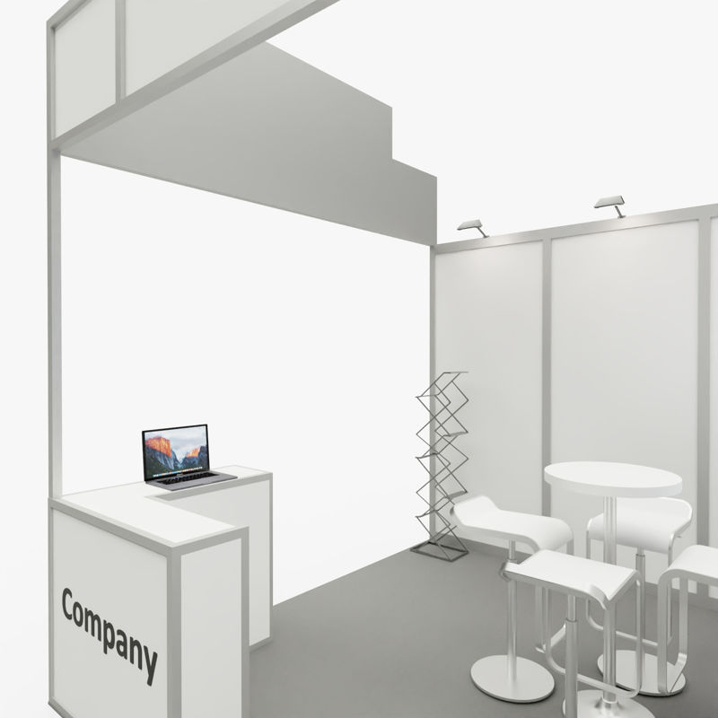 Exhibition stand 6 3D model