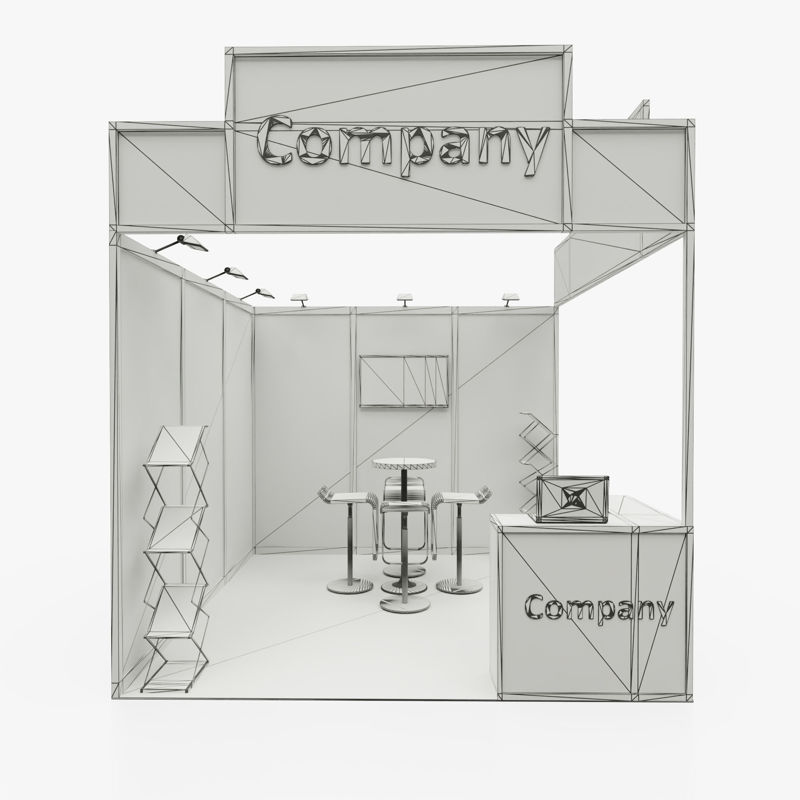 Exhibition stand 6 3D model