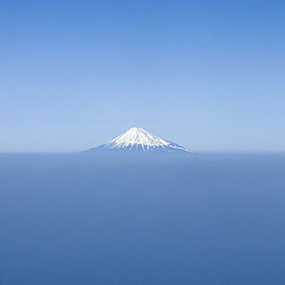 Aerial photos of Mount Fuji
