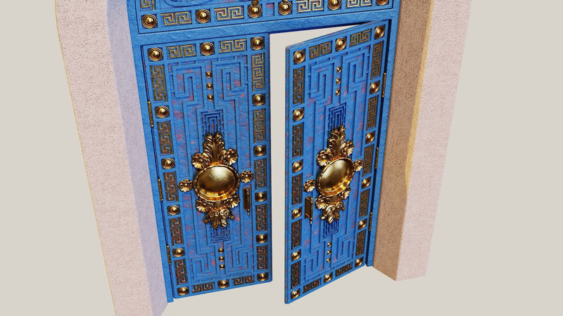 Door and Gates 01 3d model