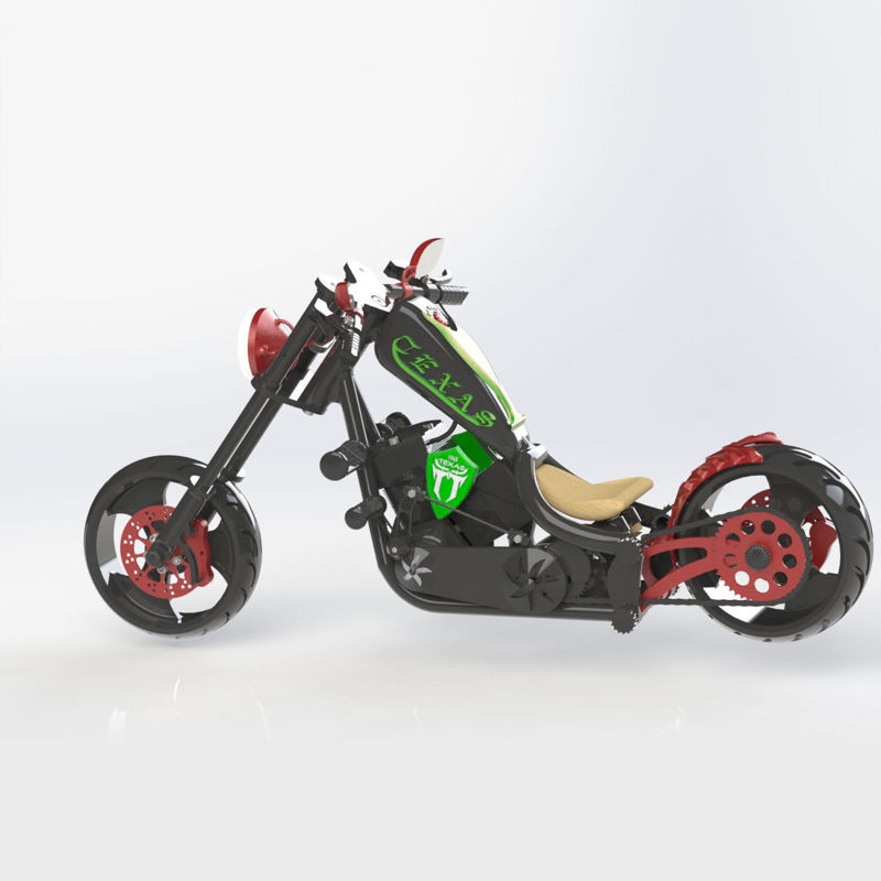 CHOPPER Motorcycle 3d model