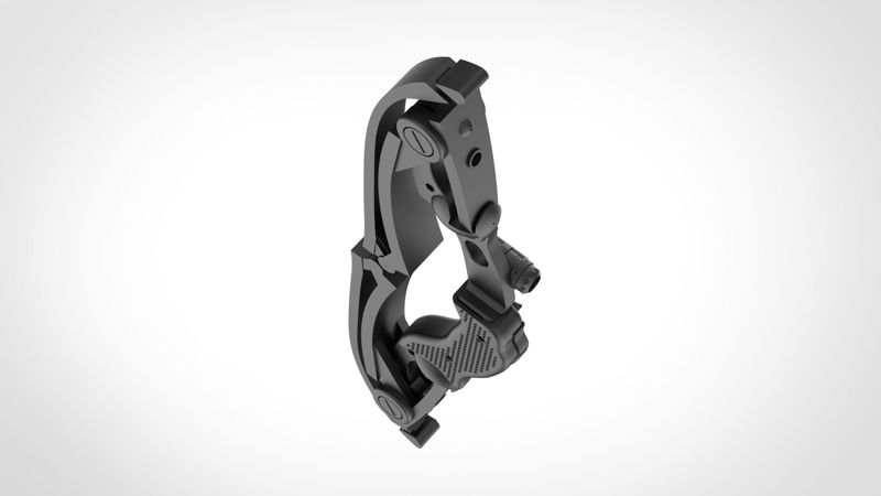 Modelo de impresión en 3D de arco Hawkeye plegable