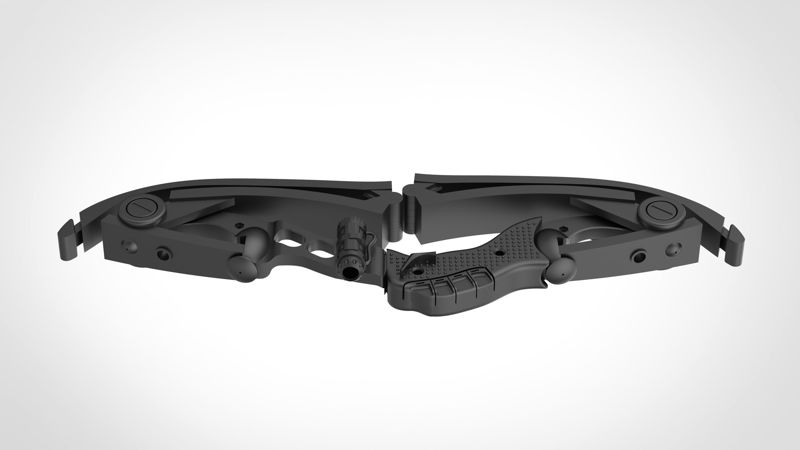 Opvouwbare Hawkeye-boog 3D-printmodel