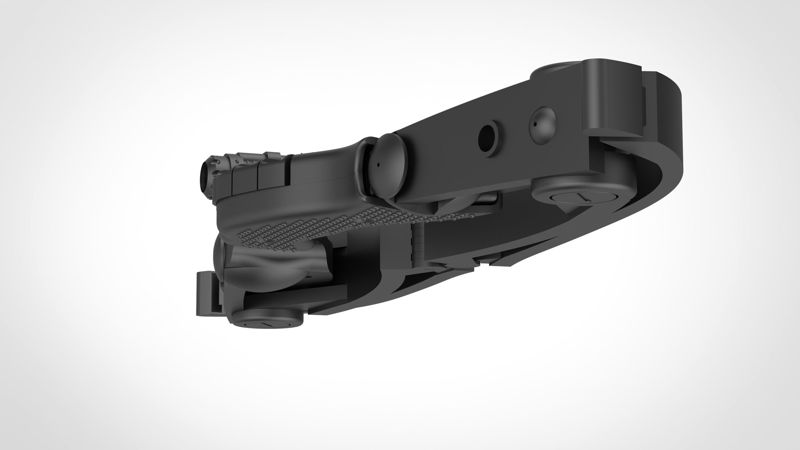 Zusammenklappbares Hawkeye-Bogen-3D-Druckmodell