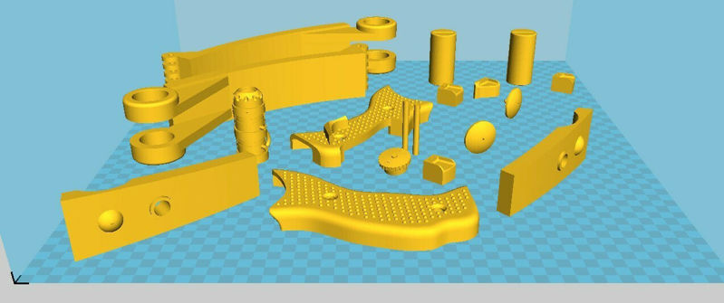 Model de imprimare 3D cu arc Hawkeye pliabil