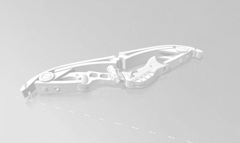 Összecsukható Hawkeye íj 3D nyomtatási modell