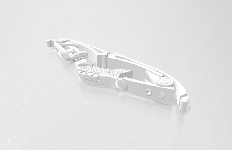 折りたたみ式ホークアイボウ3Dプリントモデル