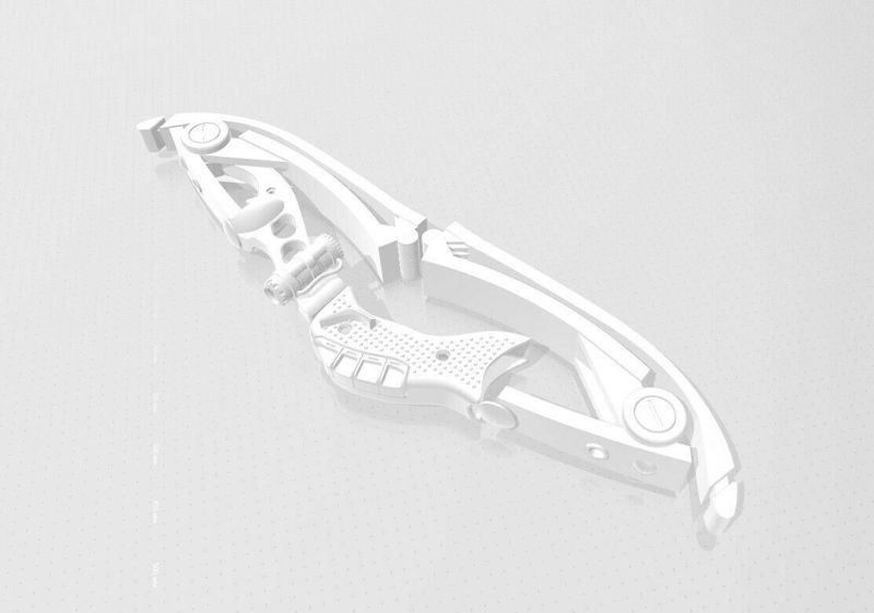 Modelo de impresión en 3D de arco Hawkeye plegable