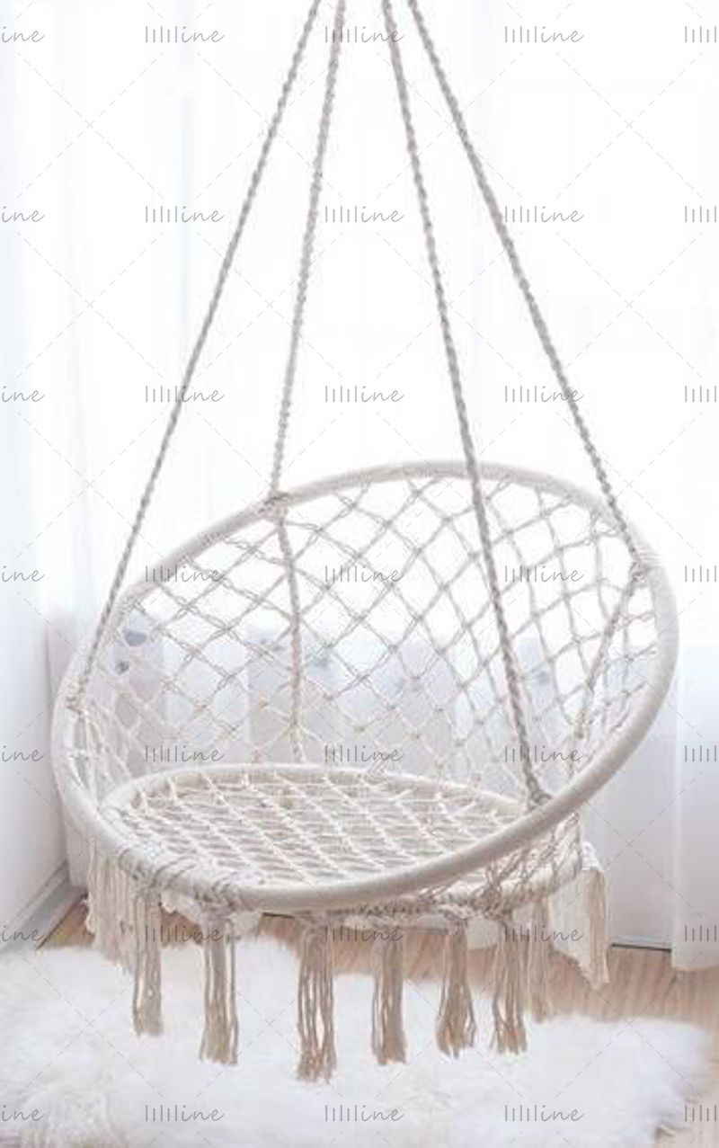 波西米亚秋千椅子3D模型