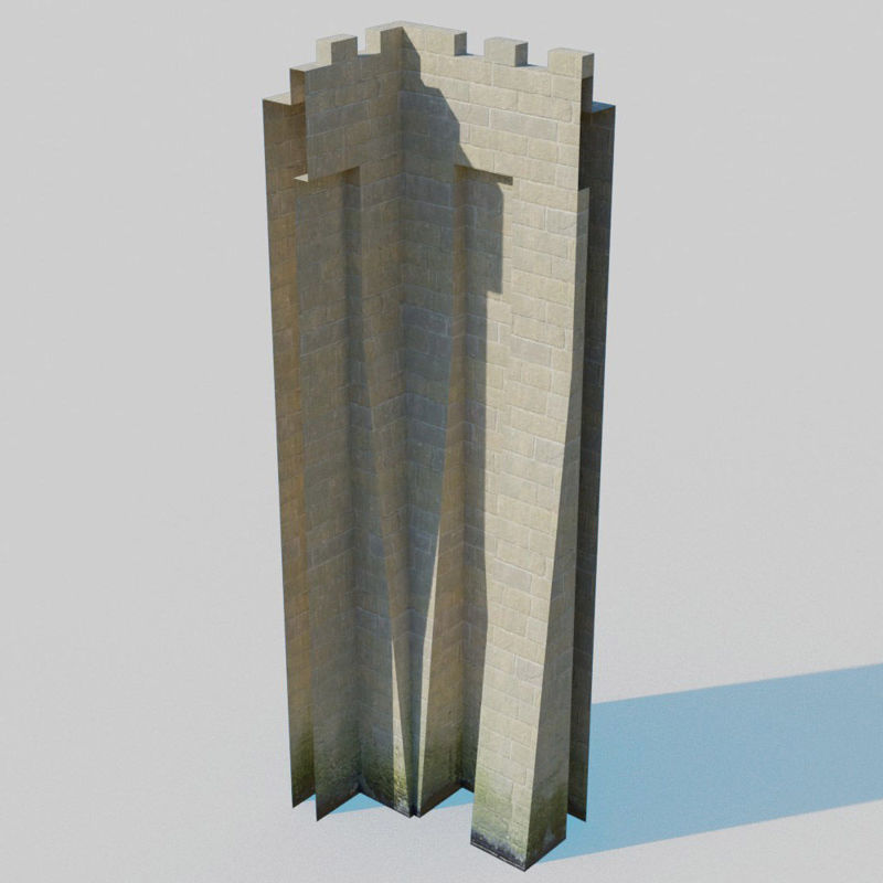 城堡套装组件包3D模型