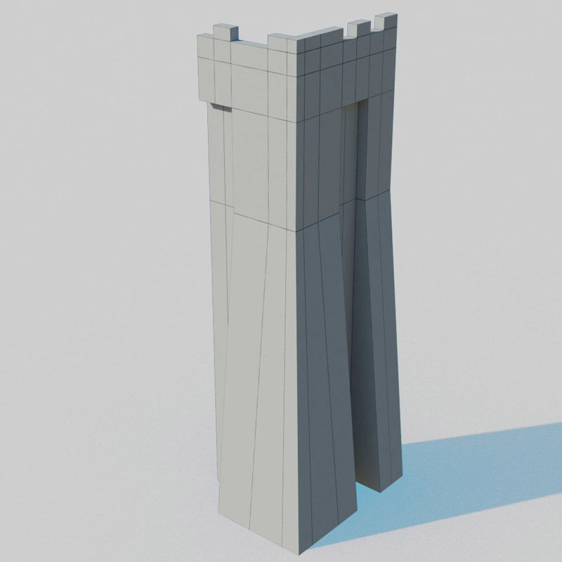 Castle Kit Bash 3D modell
