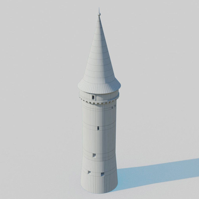Castle Kit Bash 3D Modeli