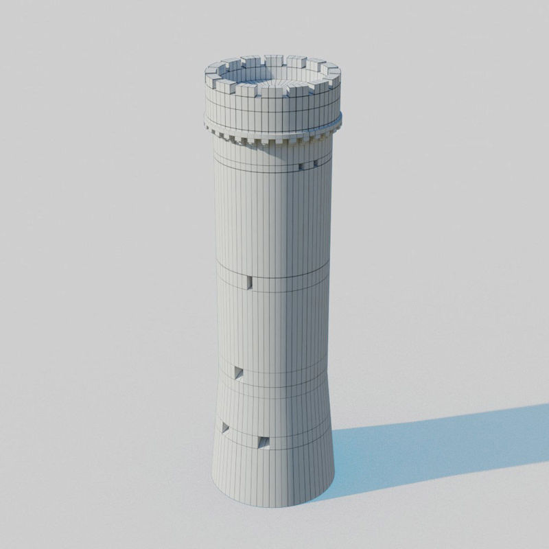 Castle Kit Bash 3D Modeli