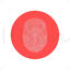 Fingerprint icon vector graphics