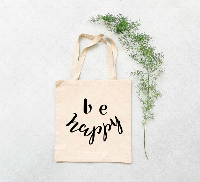 Be happy hand lettering Digital download Lettering for printing