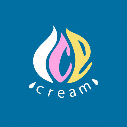 Ice Cream hand lettering Digital download Lettering for printing Business logo for product