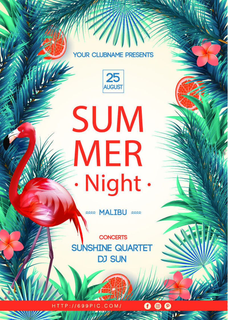 Summer club activity Poster