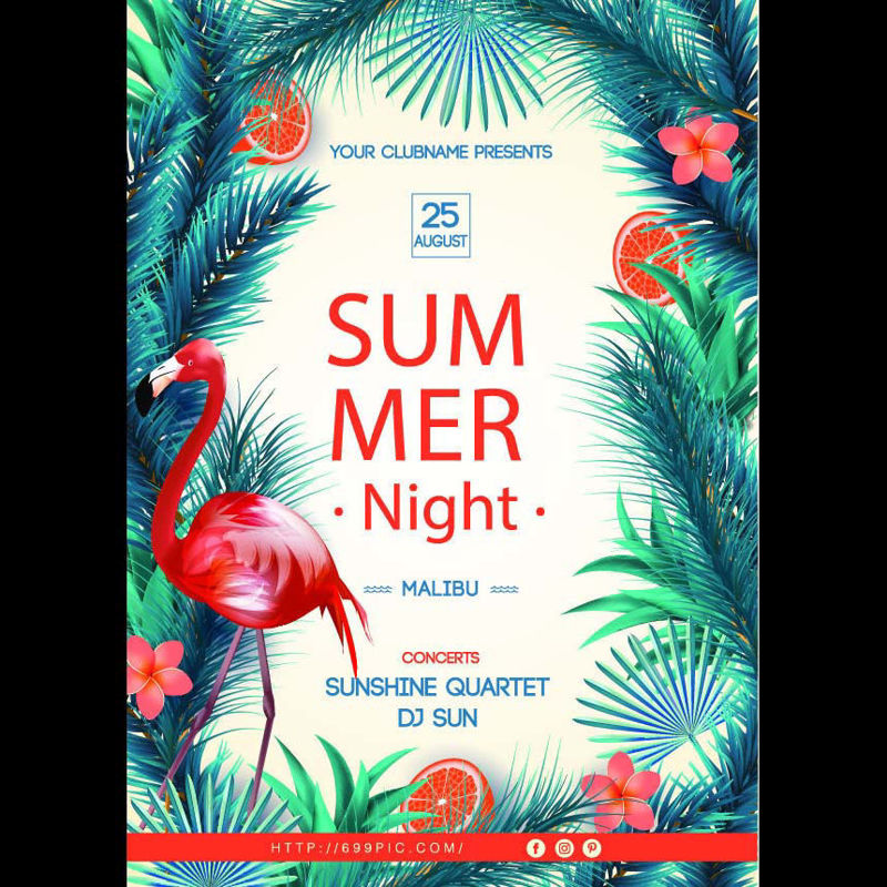 Summer club activity Poster