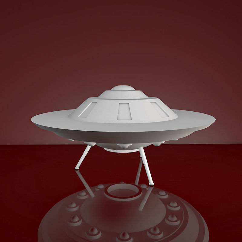НЛО 3д модел