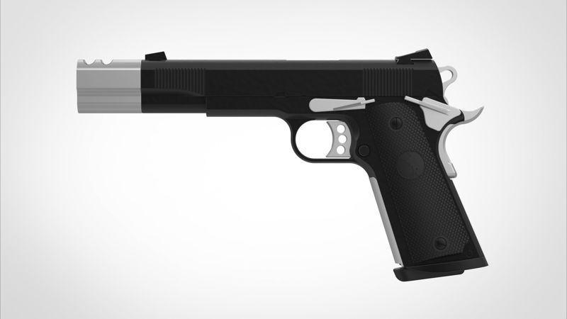 Colt M1911A1 z filmu 3D model The Punisher 2004