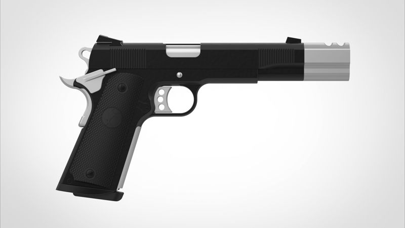 Colt M1911A1 از فیلم The Punisher 2004 مدل سه بعدی