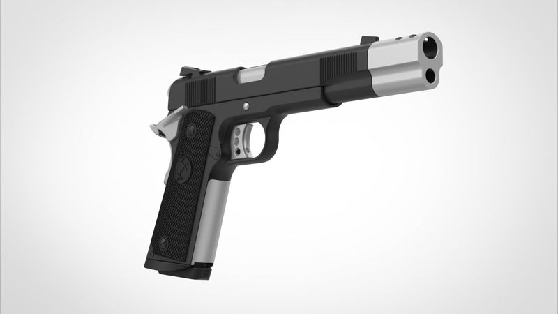 Colt M1911A1 a Punisher 2004 3D modell című filmből