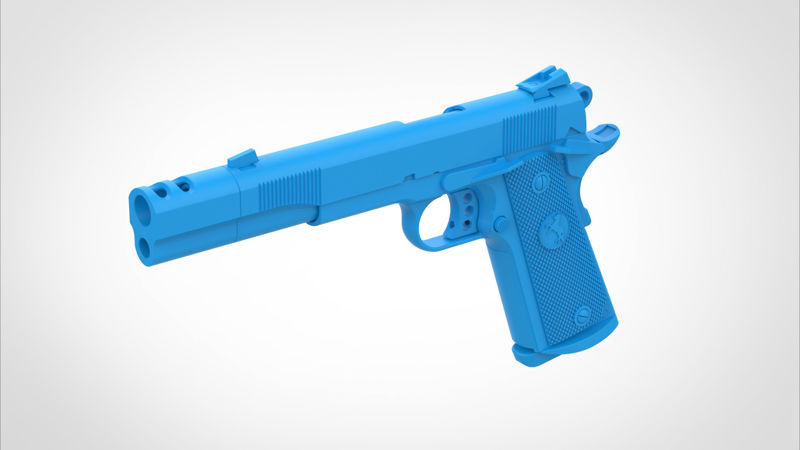 Colt M1911A1 uit de film The Punisher 2004 3D-model