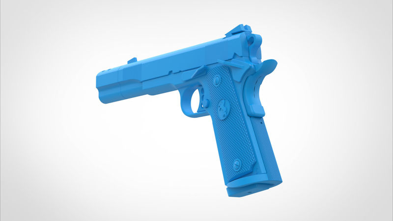 Colt M1911A1 от филма The Punisher 2004 3D модел