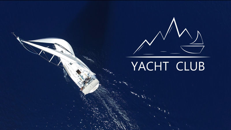 Yacht club logo for the company