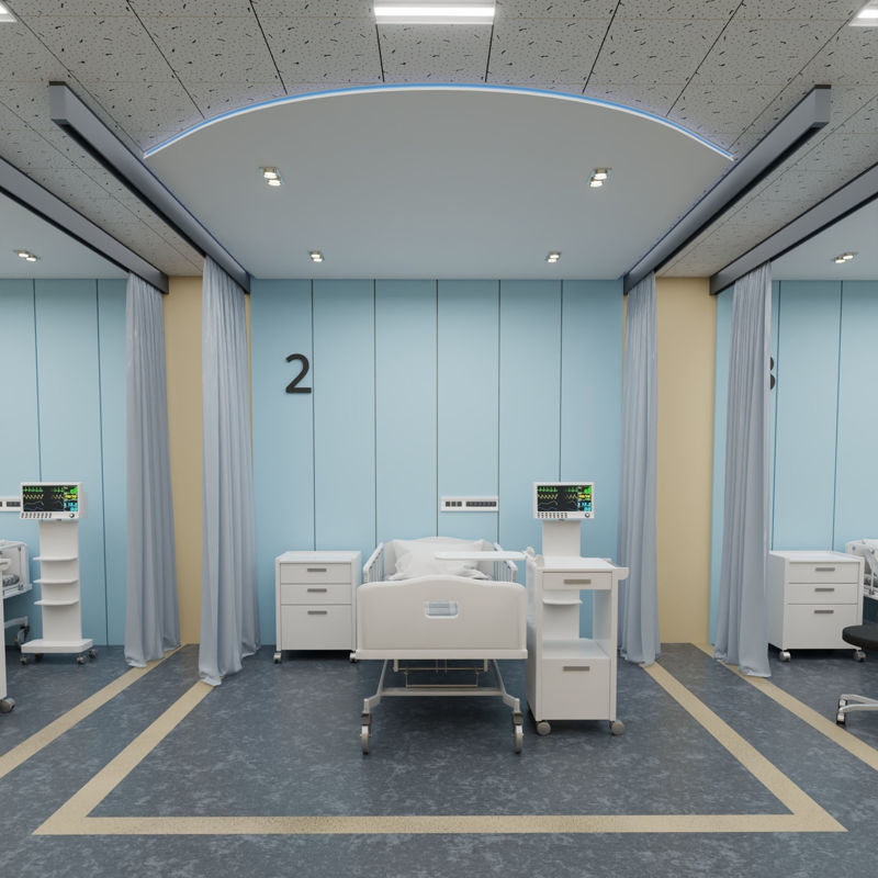 Hospital ICU 3d model