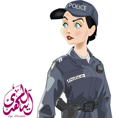Cartoon Police Officer vector